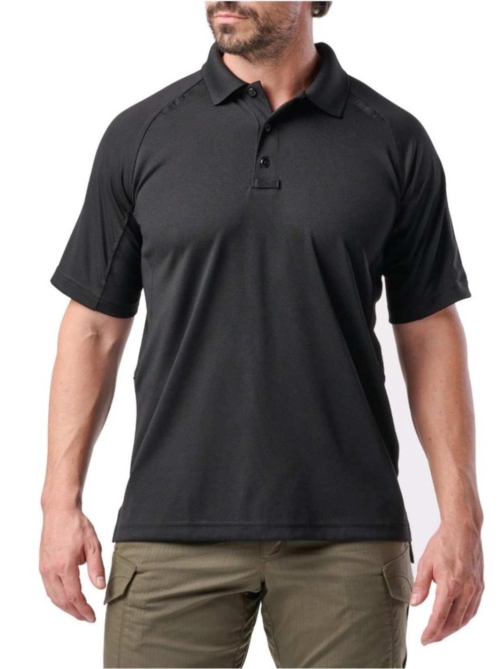 5.11 Tactical Black Short-Sleeve Performance Polo